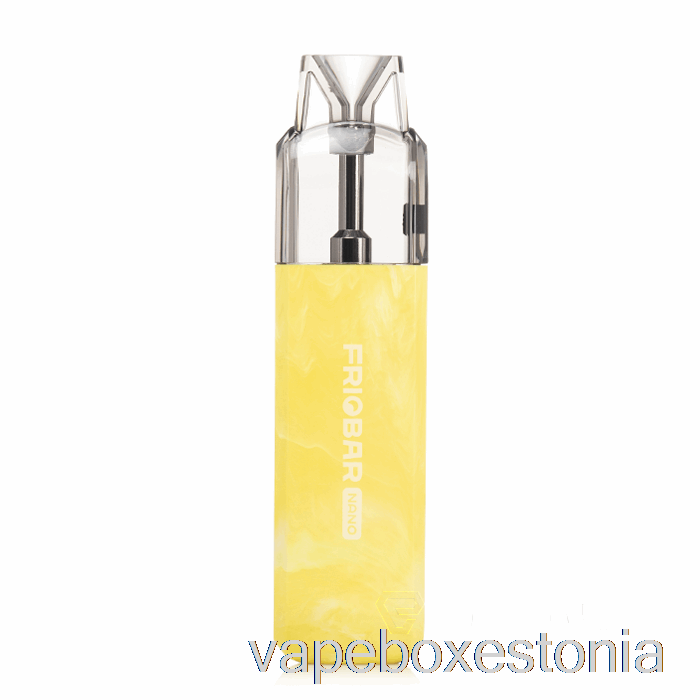 Vape Box Estonia Freemax Friobar Nano ühekordsete Kaunade Süsteem Kollane